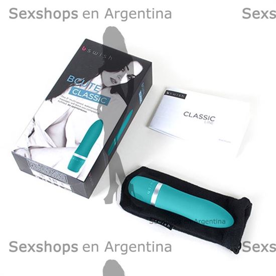 Vibrador de suave textura sumergible bcute celeste